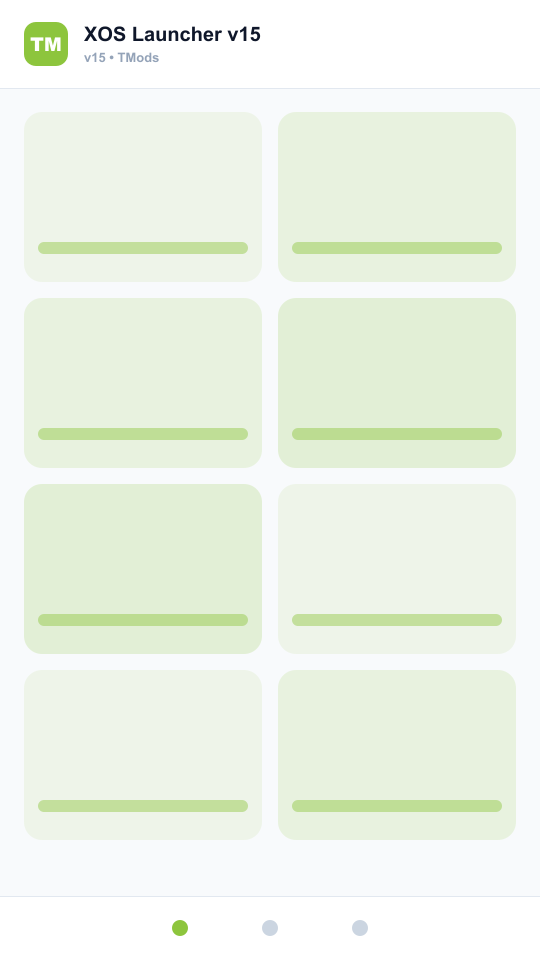 XOS Launcher v15 screenshot 2